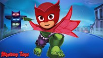 PJ Masks Catboy Owlette Gekko as Superheroes Superman Hulk Wonder Woman Fun Videos For Kids Mystery