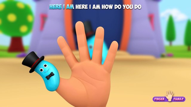 The Finger Family Jelly Bean Family Nursery Rhyme | 3D Jelly Bean Finger Family Songs