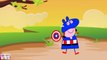 Peppa Pig ironman Transforms | Surprise Eggs Peppa pig Transforms Captain America