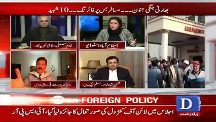 Ali Mohammad Khan grills Indian generals in a live show with Asma Sherazi.