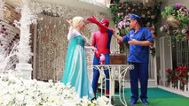 Frozen Elsa and Anna vs Joker ! Spiderman Kiss SuperGirl Elsa Cry ! Wolfman Superheroes In Real Life - dailymotion