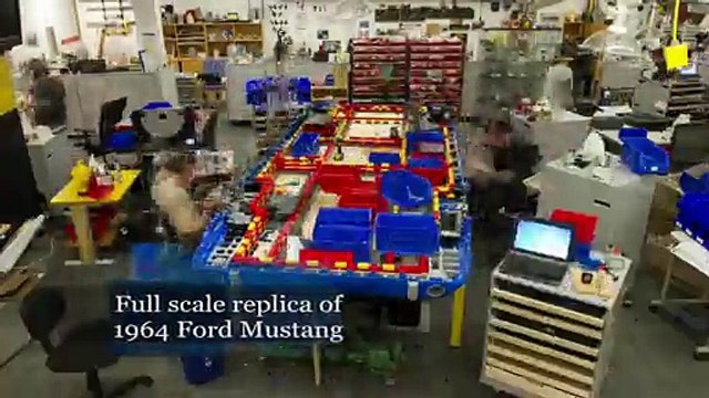 Ils fabriquent une Mustang 1964 en LEGO à taille réelle