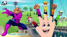 #Paw Patrol #Spider-man #Finger Family Songs #Nursery Rhymes Lyric & More Panda Kids