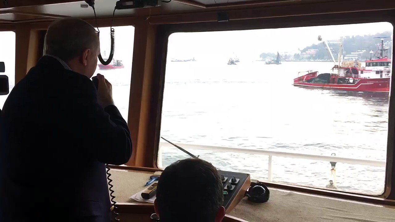 Erdoğan balıkçıları ziyaret etti.