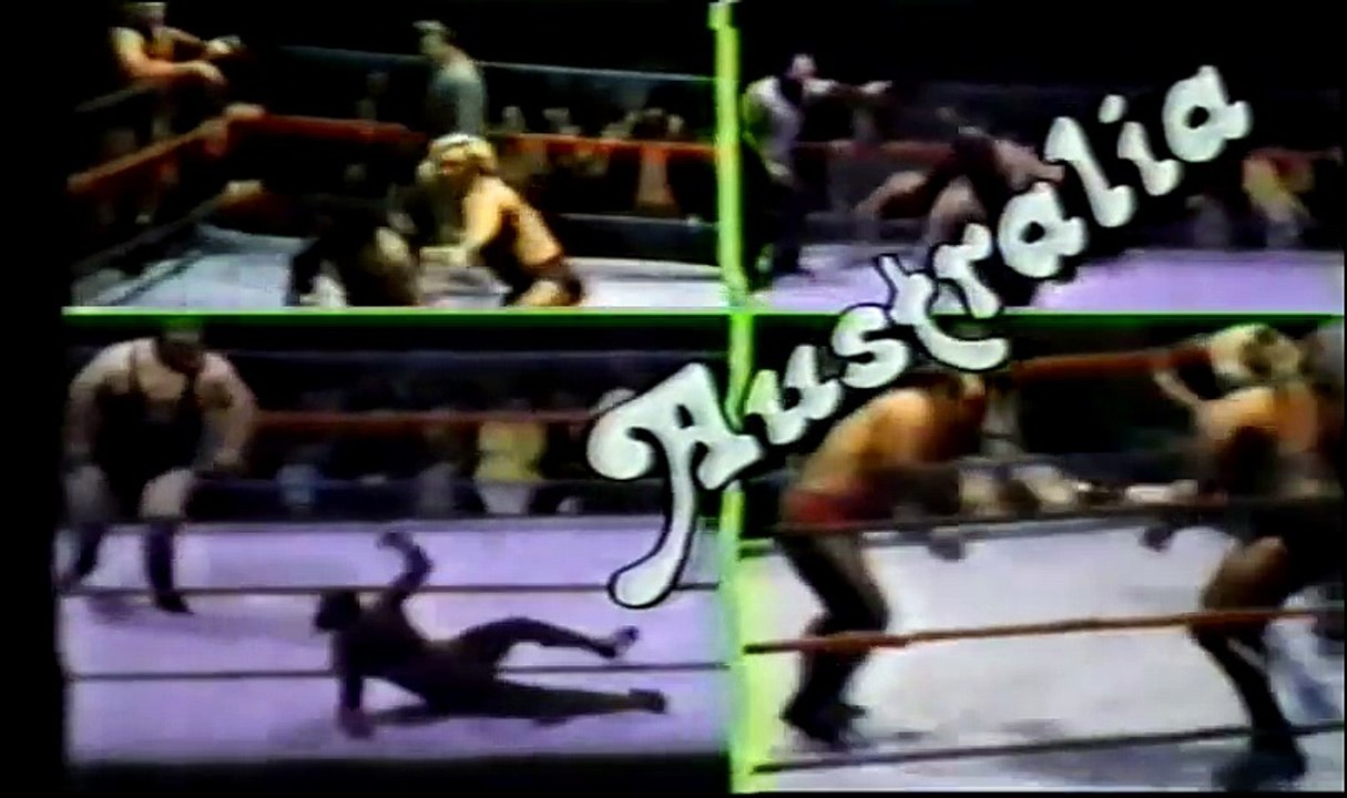 AWA All Star Wrestling opening and closing early 1980s