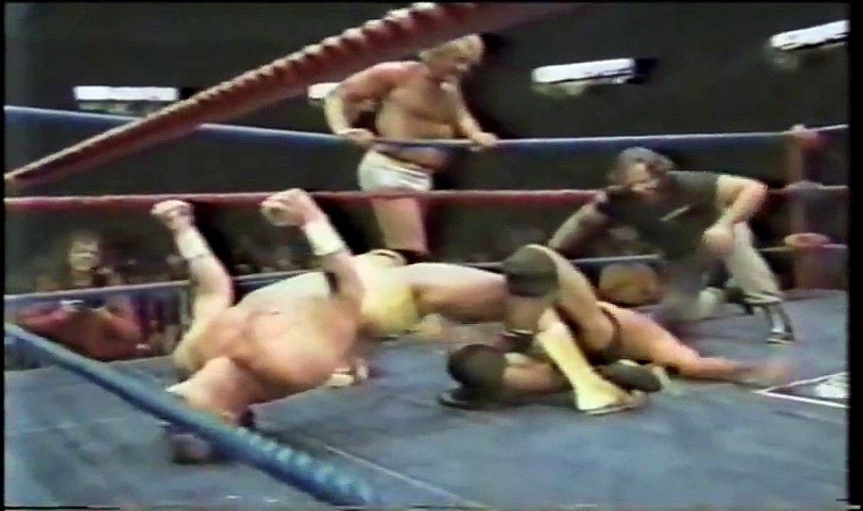 Bockwinkel and Gagne vs Zbyzsko and Mr. Saito