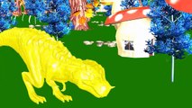 Dinosaurs Cartoons For Children |Dinosaurs Fighting | Colors Gorilla Vs Lion King Action Short Movie