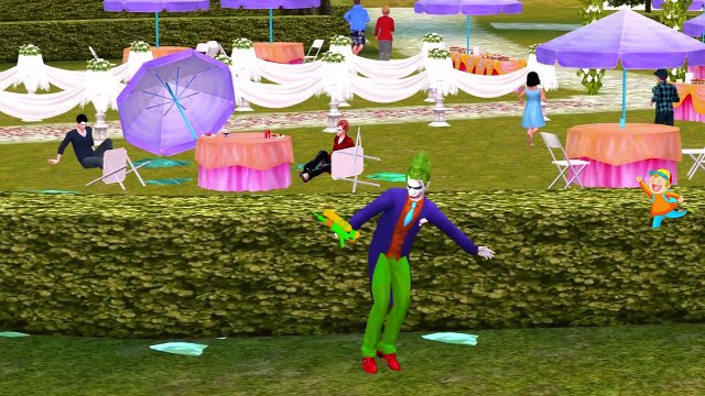 Joker Water Gun Prank Hulk Spiderman Fails Compilation | SuperHeroes Mega Finger Family Collection