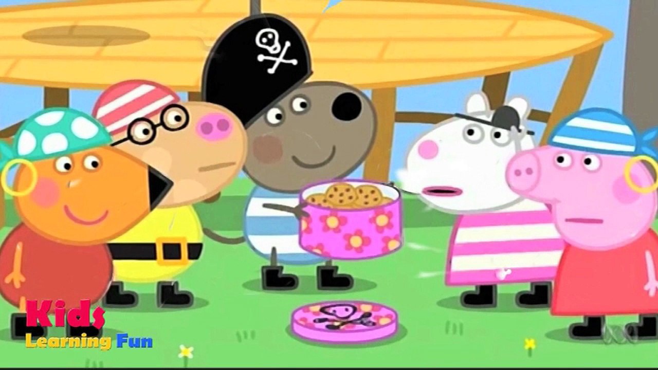 Peppa Pig Coloring Pages - Pirate Treasure Episode - Peppa Coloring Book