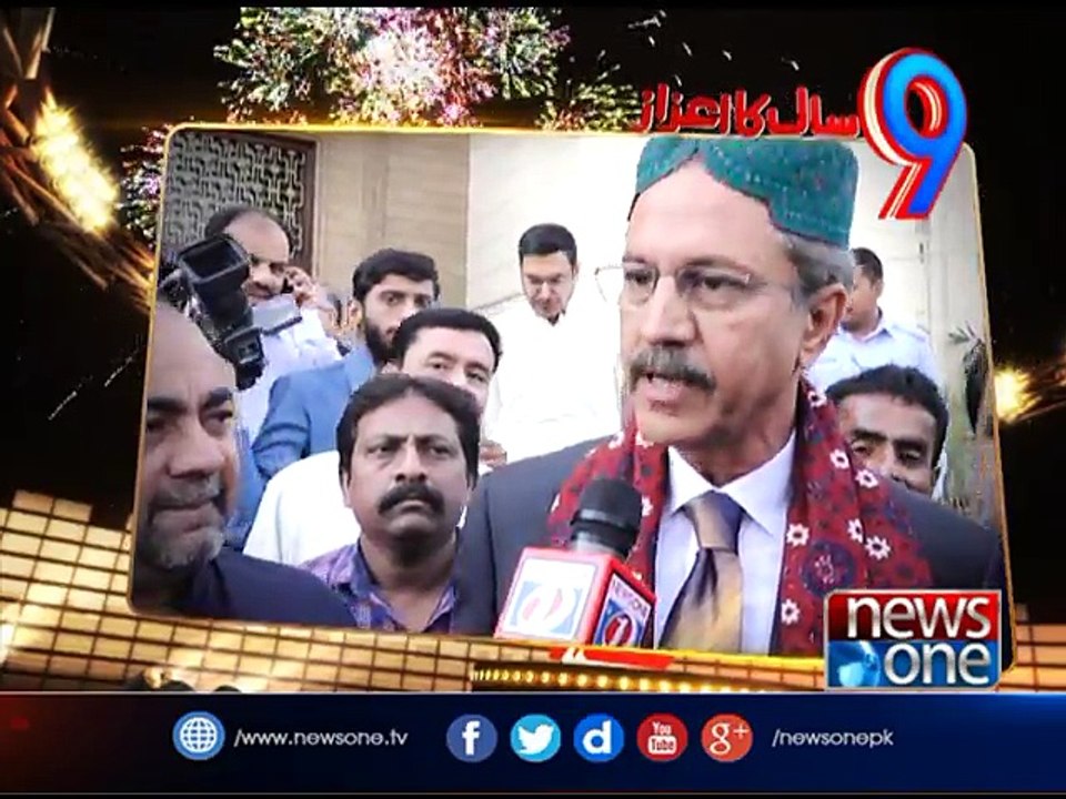 Waseem Akhtar congratulated on completing 9 years for Newsone