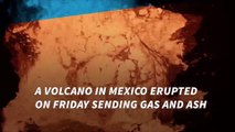 Mexico's Popocatepetl volcano erupts, spewing ash into sky
