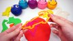 Learn Colors Play & Learn Colours with Play Dough Smiley Face Animal Molds Creative for Kids