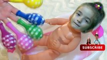 Bad Baby Doll Finger Family Balloons Song for Learning Colors - Baby Songs Nursery Rhymes for Kids