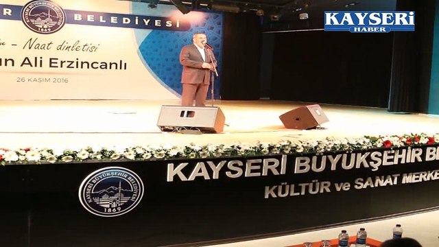 BÜYÜKŞEHİRDE KÜLTÜR SANAT ERZİNCANLI'DAN DUYGU DOLU DAKİKALAR