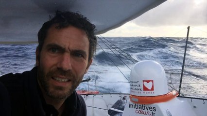 J22 : Des conditions difficiles pour Tanguy de Lamotte / Vendée Globe