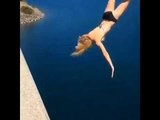 Girl BACKFLIP Jump In Water Goes Wrong - Epic Girls Fails Compilation