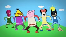 Nursery Rhyme From YOUTUBE Mixed Finger Family Nursery Rhymes Songs | Peppa Pig, Mickey Mouse, batm