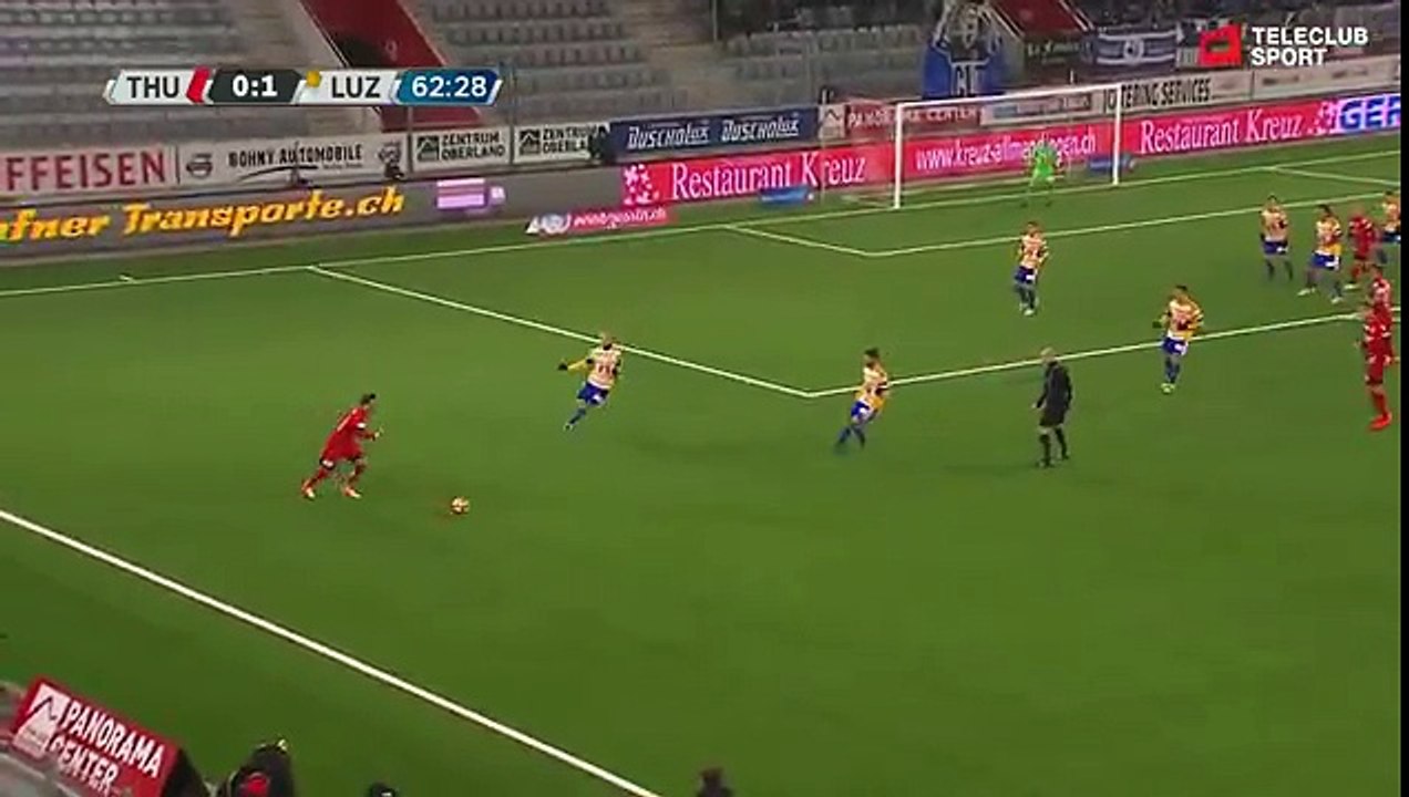 Thun 1:1 Luzern (Swiss Super League 16. Runde 2016/2017 26.November 2016)