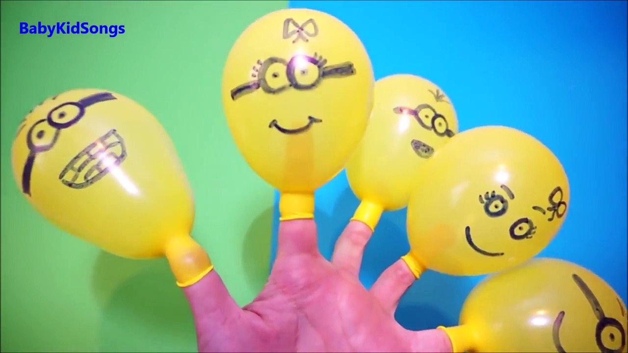 Colors Wet Balloons Compilation 15 Minutes Learn colours Balloon TOP Finger Family Kids