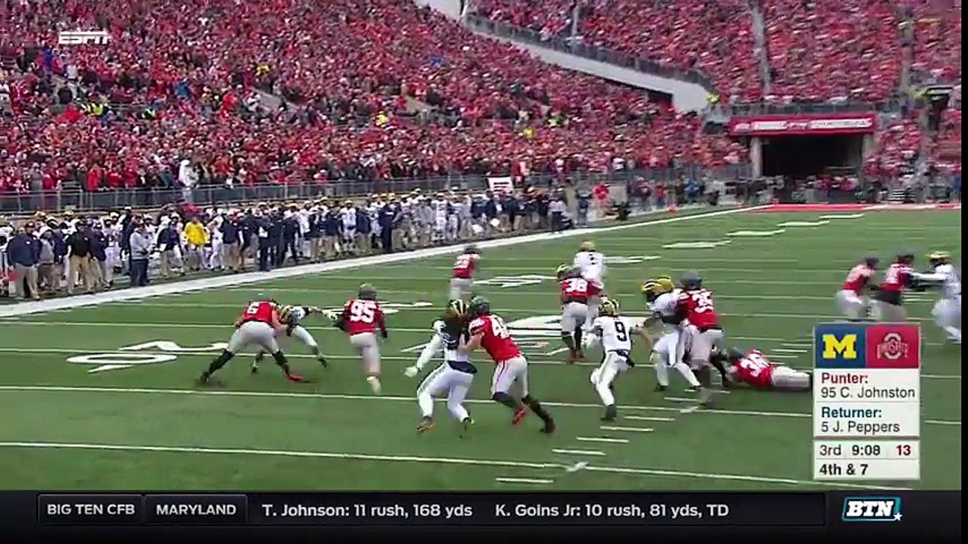 Michigan at Ohio State - Football Highlights