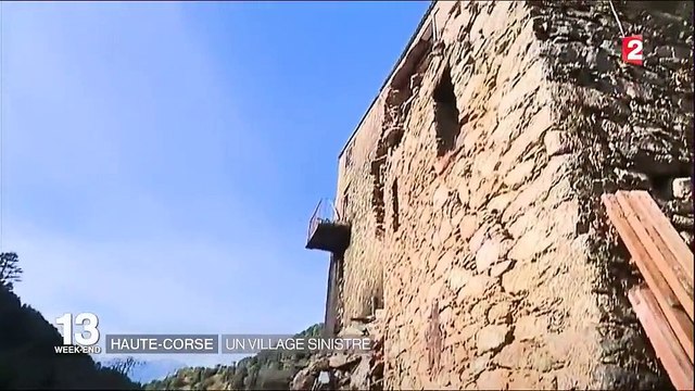 Haute-Corse : un village sinistré