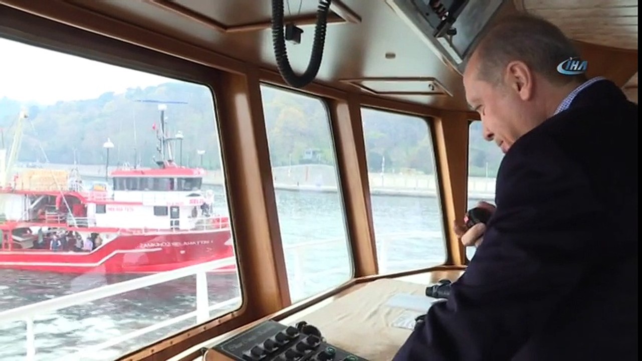 Cumhurbaşkanı Erdoğan, İstanbul'da balıkçılarla ava çıktı
