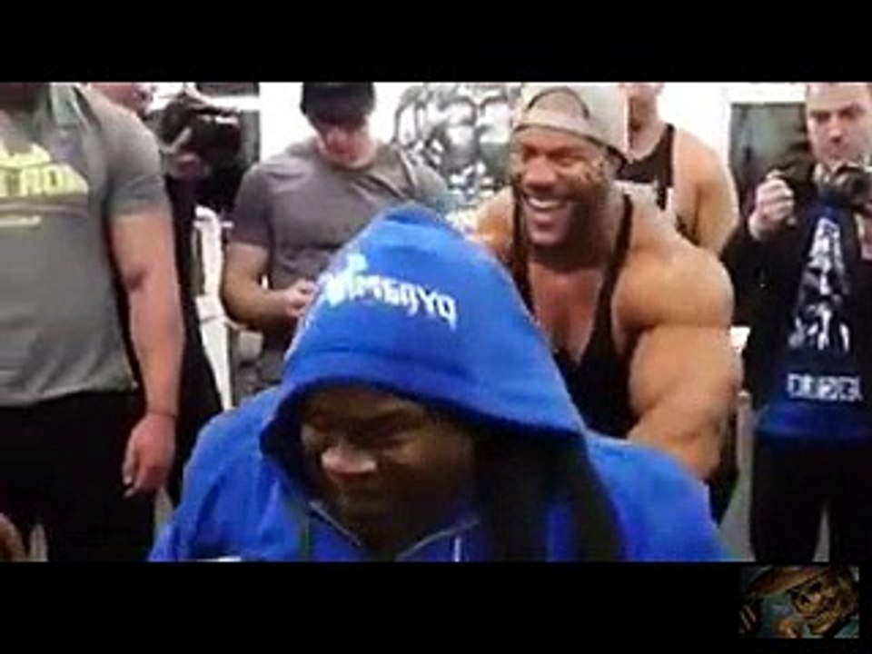 Phil Heath and kai Green Enjoyed Back Stage Moments