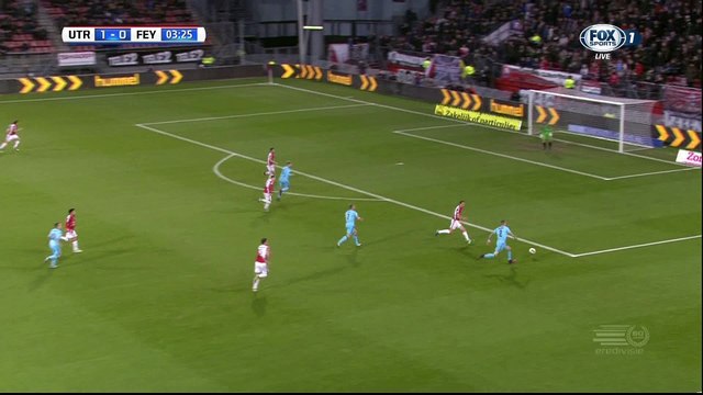 Dirk Kuyt Goal HD - Utrecht 1-1 Feyenoord - 27.11.2016