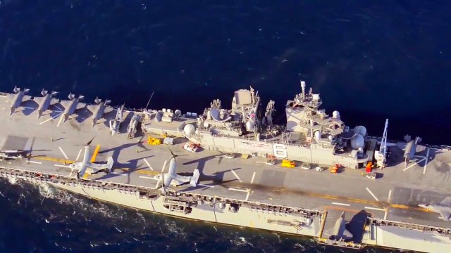 US Navy - F-35B Stealth Fighters USS America (LHA 6) Proof Of Concept Testing [1080p]