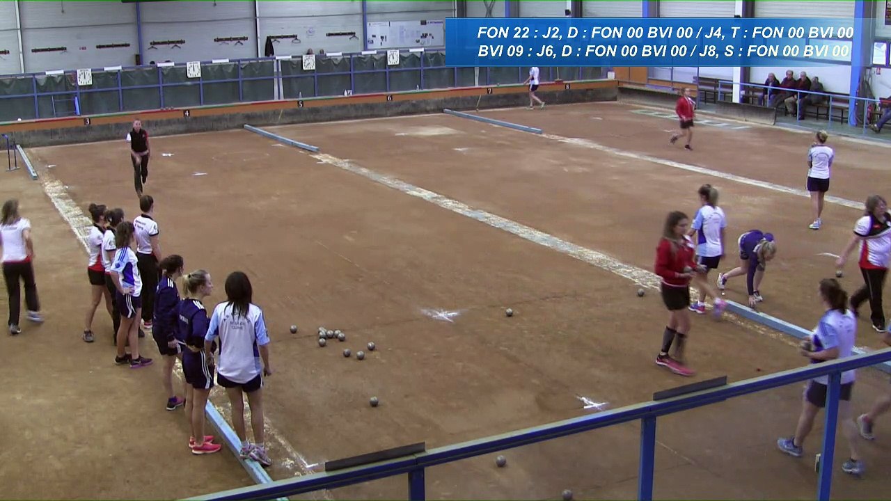 Quatrième tour, Fontaine contre Bièvre Isère, Club Elite Féminin, J4, Sport Boules, saison 2016/2017