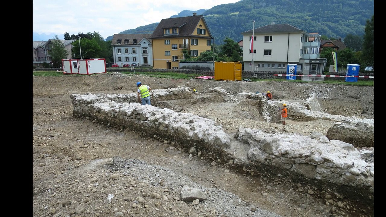 Produktion Orthophoto von archäologischer Grabungen in Weesen