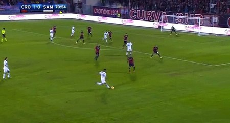 Bruno Fernandes Goal HD - Crotone 1 - 1 Sampdoria - Serie A 27.11.2016