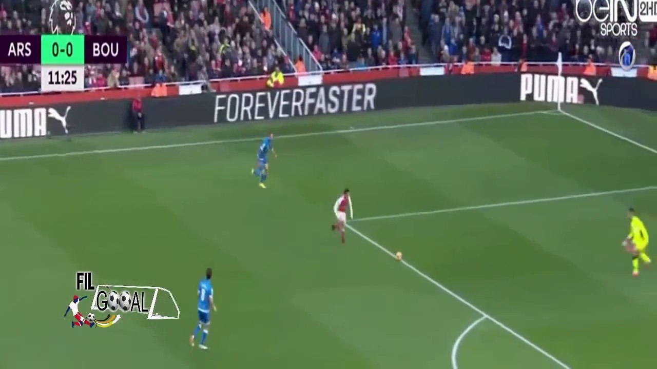 اهداف مباراة ارسنال وبورنموث 3-1 كاملة تعليق فهد العتيبي ( 27-11-2016 ) الدوري الانجليزي HD