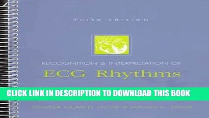 [READ] Kindle Recognition and Interpretation of ECG Rhythms (3rd Edition) Audiobook Download