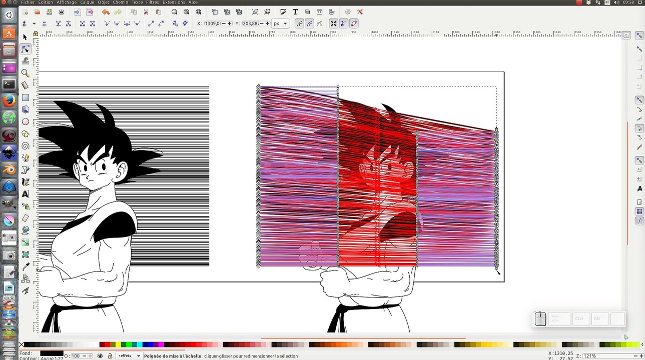 Tuto inkscape : effet manga E02