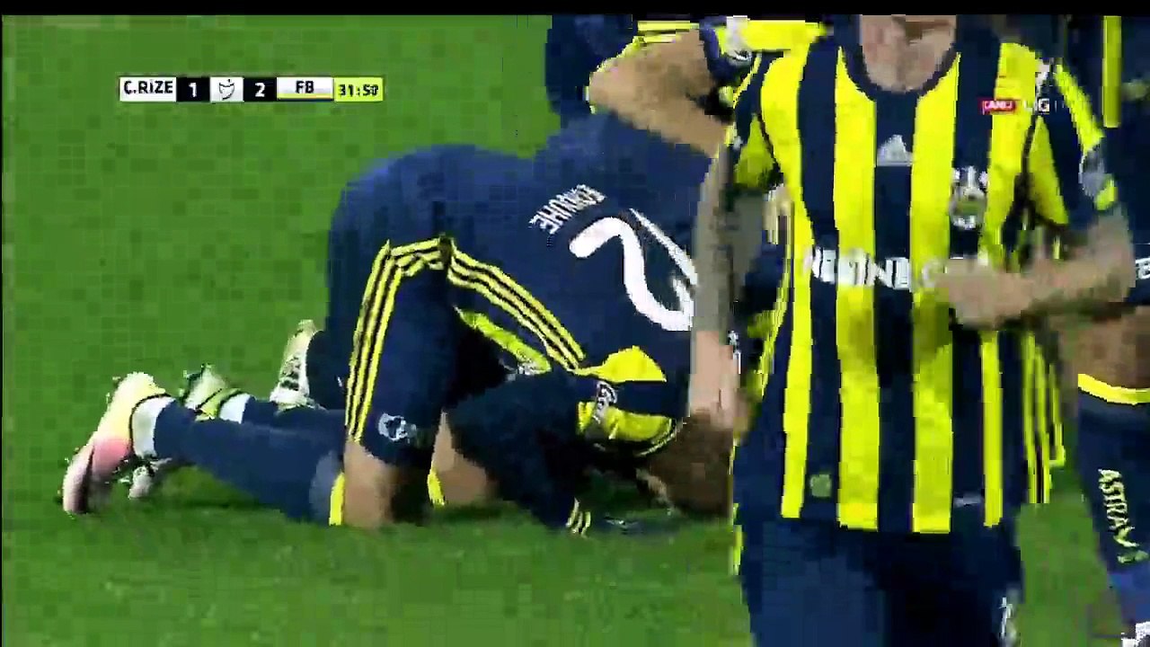 Moussa Sow Goal HD - Rizespor 1-2 Fenerbahce  - 27.11.2016
