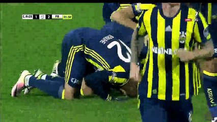 Moussa Sow Goal HD - Rizespor 1-2 Fenerbahce  - 27.11.2016