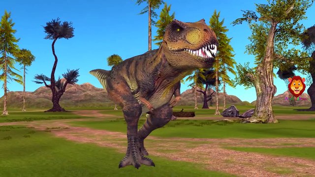 Dinosaurs Vs Lion Finger Family | Tiger Gorilla & More Animals Finger Family Songs | Short Films