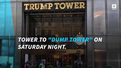 Trump Tower renamed 'Dump Tower' on Google Maps