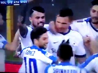 Bologna vs Atalanta 0-2 Goal Jasmin Kurtic Gol