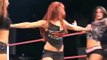 Women Wrestling - TNA Star Traci Brooks vs WWE Diva and TNA KO Gail Kim with ref Chrissy Hemme 23