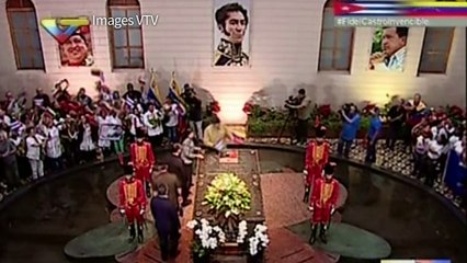 Maduro et Morales rendent hommage à Fidel Castro