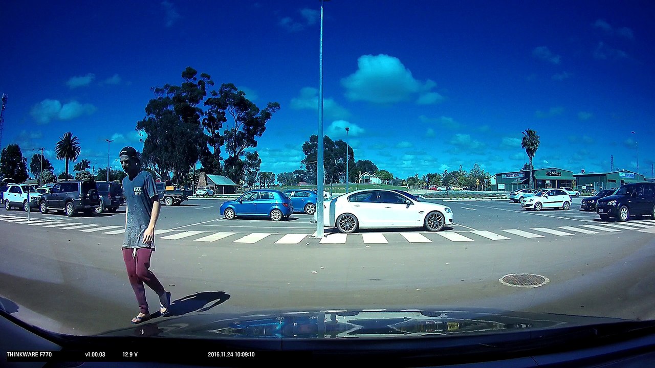 Dashcam Captures the Culprit