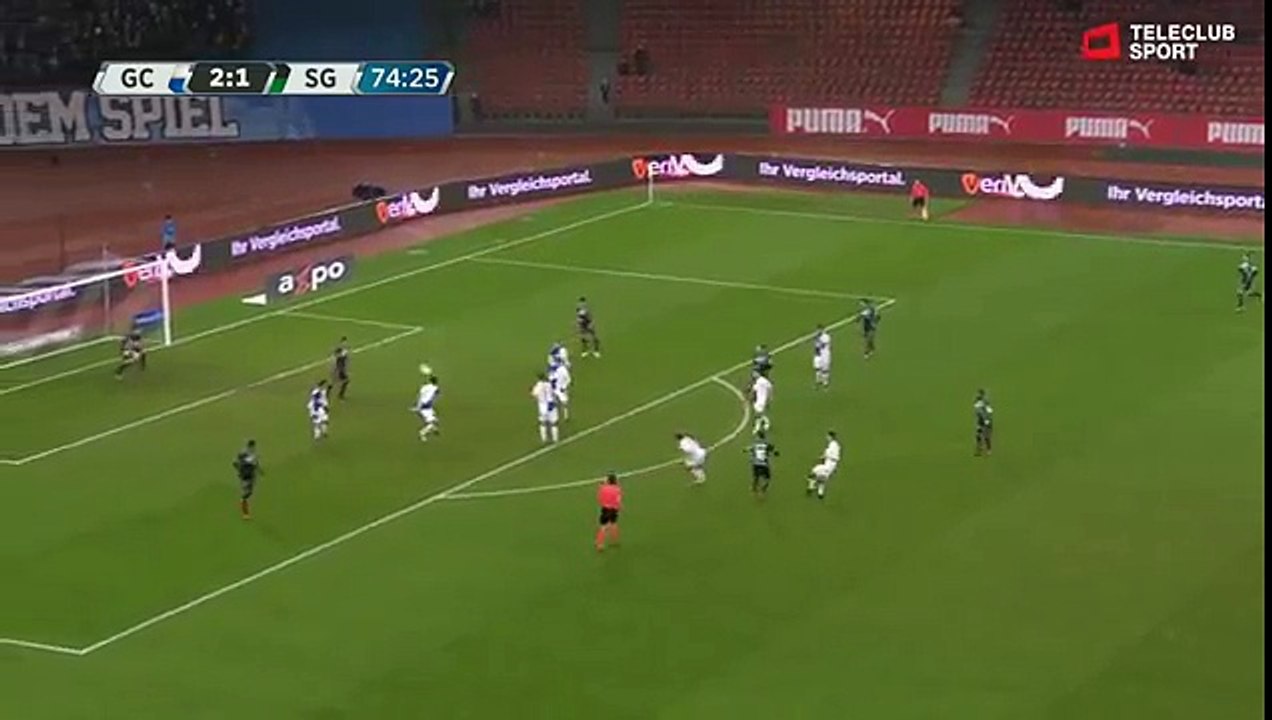 Grasshoppers Zürich 2:2 FC St Gallen (Swiss Super League 16. Runde 2016/2017 26.November 2016)