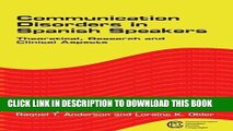 [READ] Mobi Communication Disorders in Spanish Speakers: Theoretical, Research and Clinical