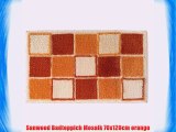 Sanwood 8053430 Mosaik Badteppich 100% Polyacryl table tuft 70 x 120 cm
