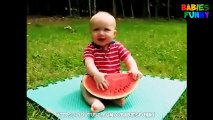 Cute babies eating Watermelon!