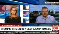 TRUMP SHIFTS ON KEY CAMPAIGN PROMISES ON CNN Breaking News