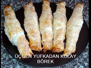 ÜÇGEN YUFKADAN KOLAY BÖREK