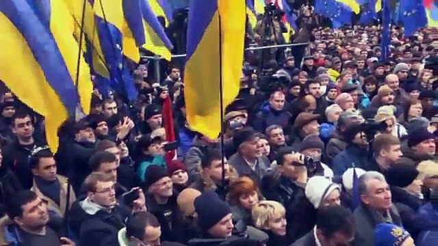 Выступление Михеила Саакашвили на первом митинге партии Рух нових сил